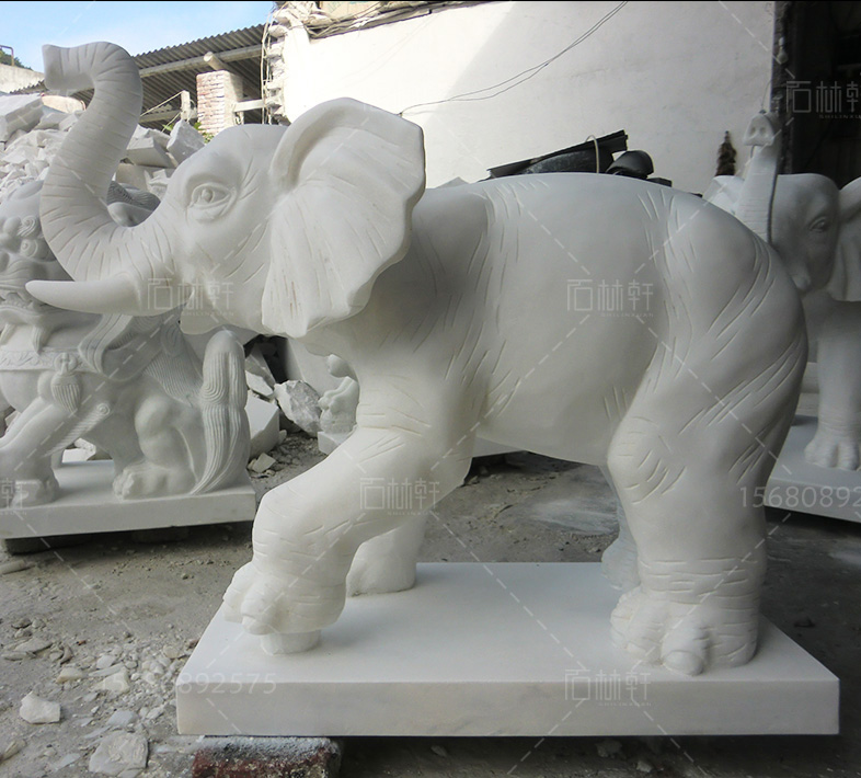 汉白玉大象