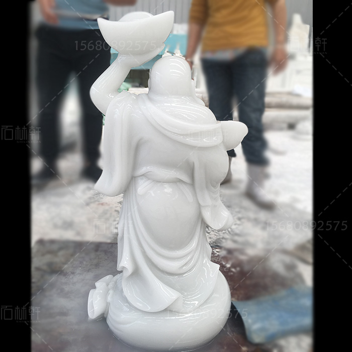 汉白玉弥勒佛,汉白玉笑佛,汉白玉佛像
