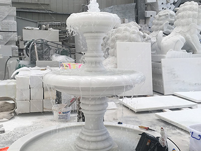 定制汉白玉喷泉（一级料）