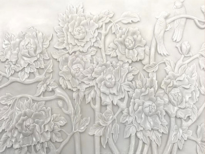 汉白玉浮雕雕花案例01