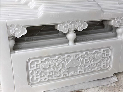 汉白玉栏板浮雕案例01