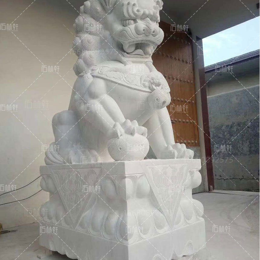 汉白玉狮子